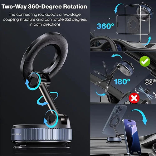 Adjustable Magnetic Car Phone Mount